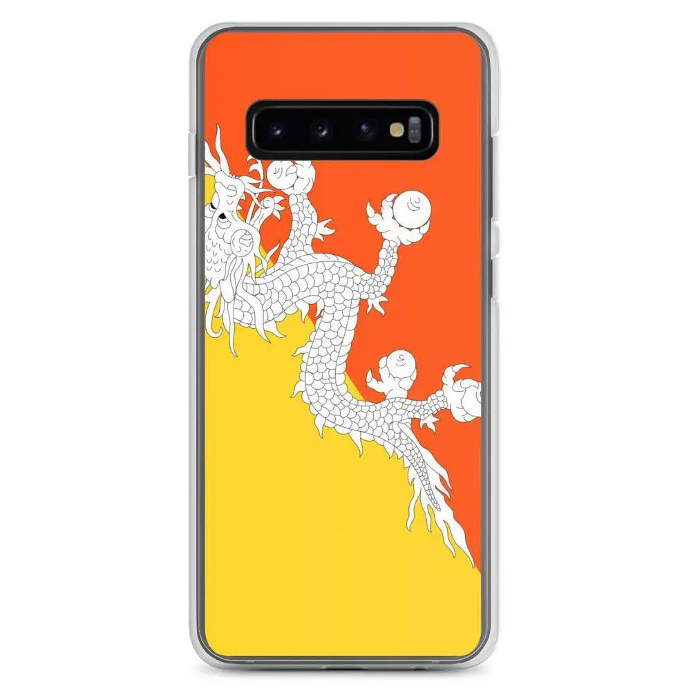 Coque téléphone drapeau du bhoutan - pixelforma