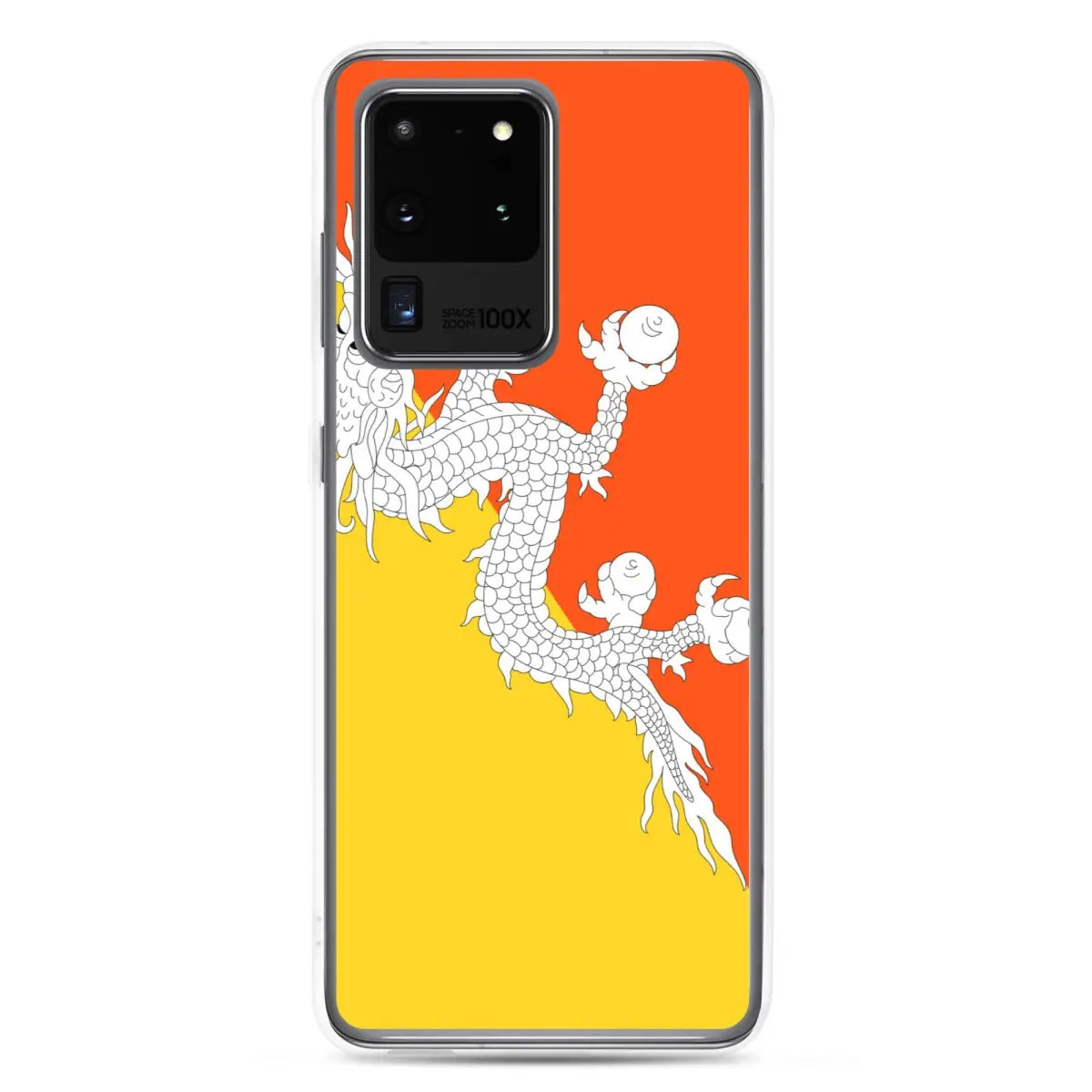 Coque téléphone drapeau du bhoutan - pixelforma