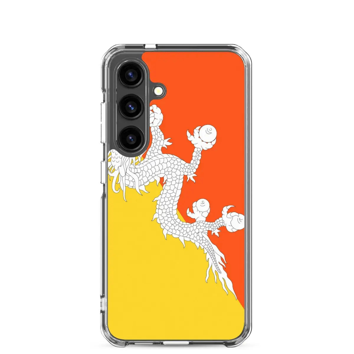 Coque téléphone drapeau du bhoutan - pixelforma