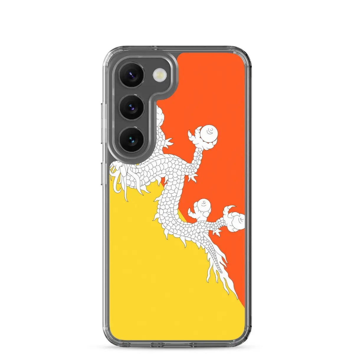 Coque téléphone drapeau du bhoutan - pixelforma