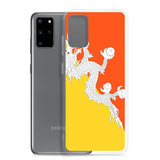 Coque téléphone drapeau du bhoutan - pixelforma