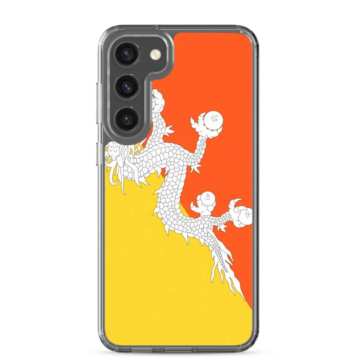 Coque téléphone drapeau du bhoutan - pixelforma