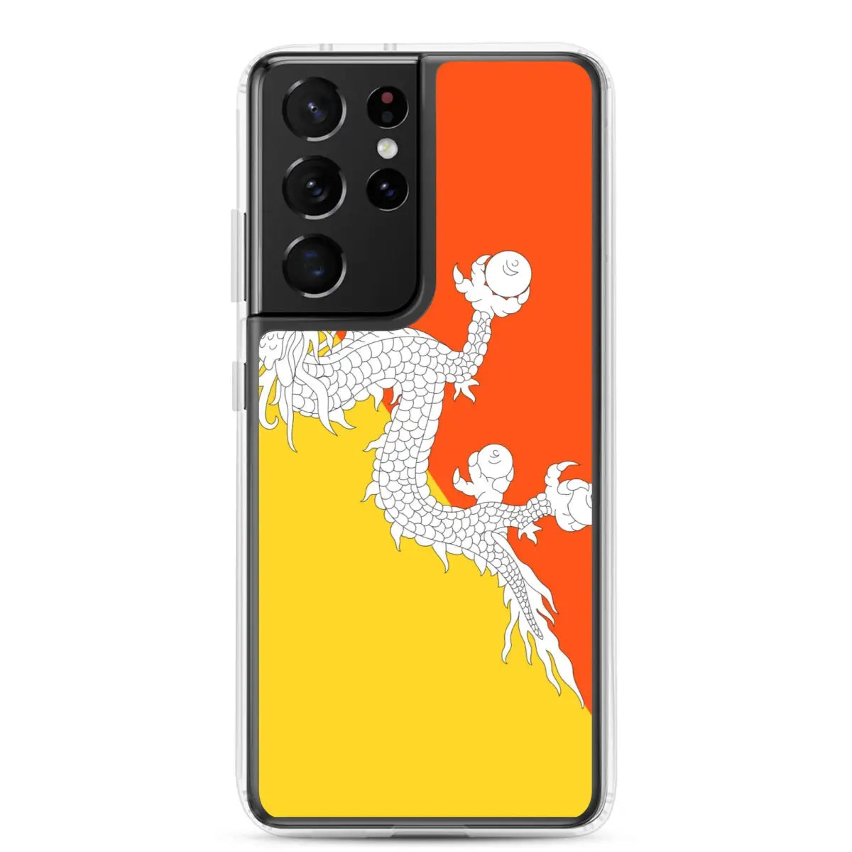 Coque téléphone drapeau du bhoutan - pixelforma