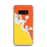 Coque téléphone drapeau du bhoutan - pixelforma