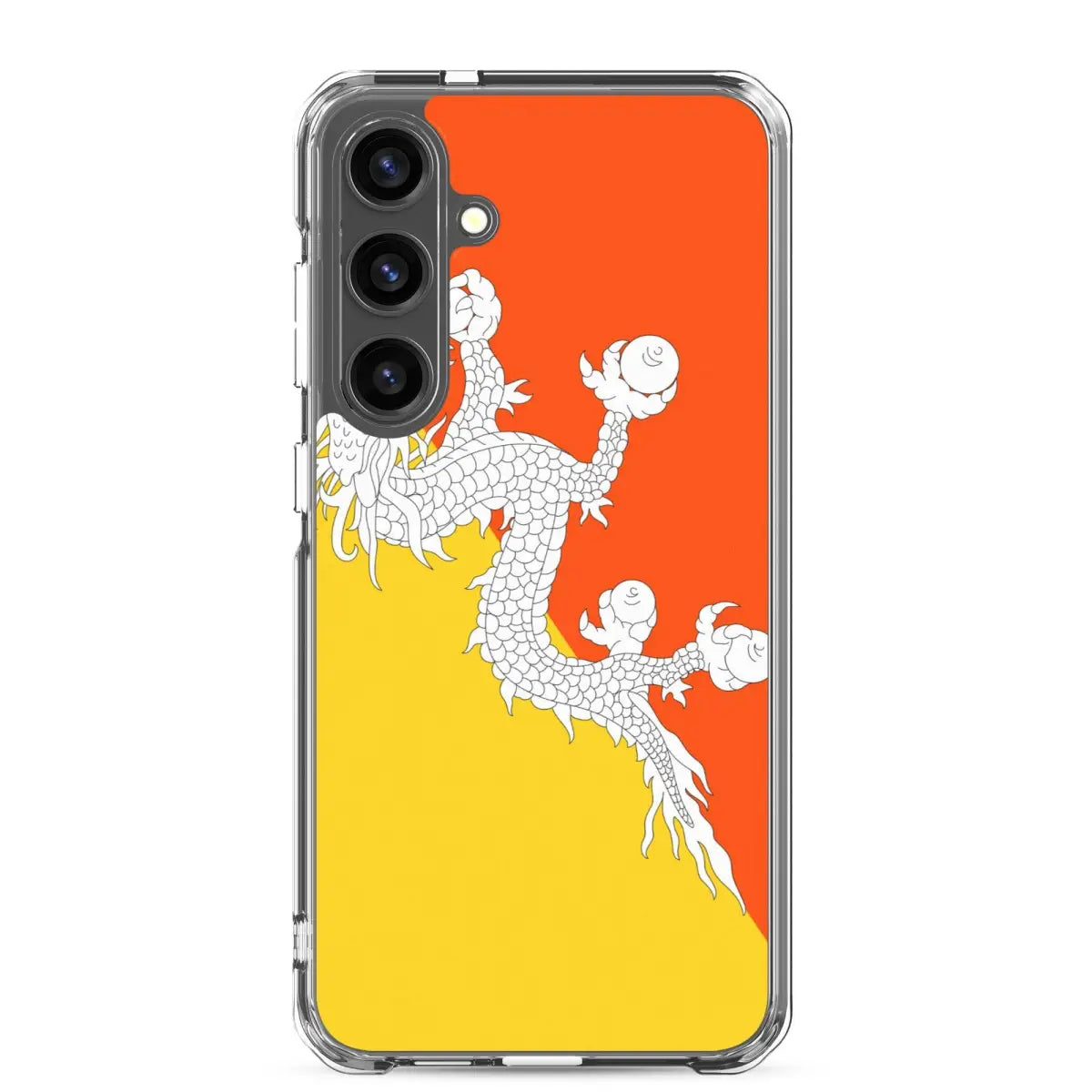 Coque téléphone drapeau du bhoutan - pixelforma