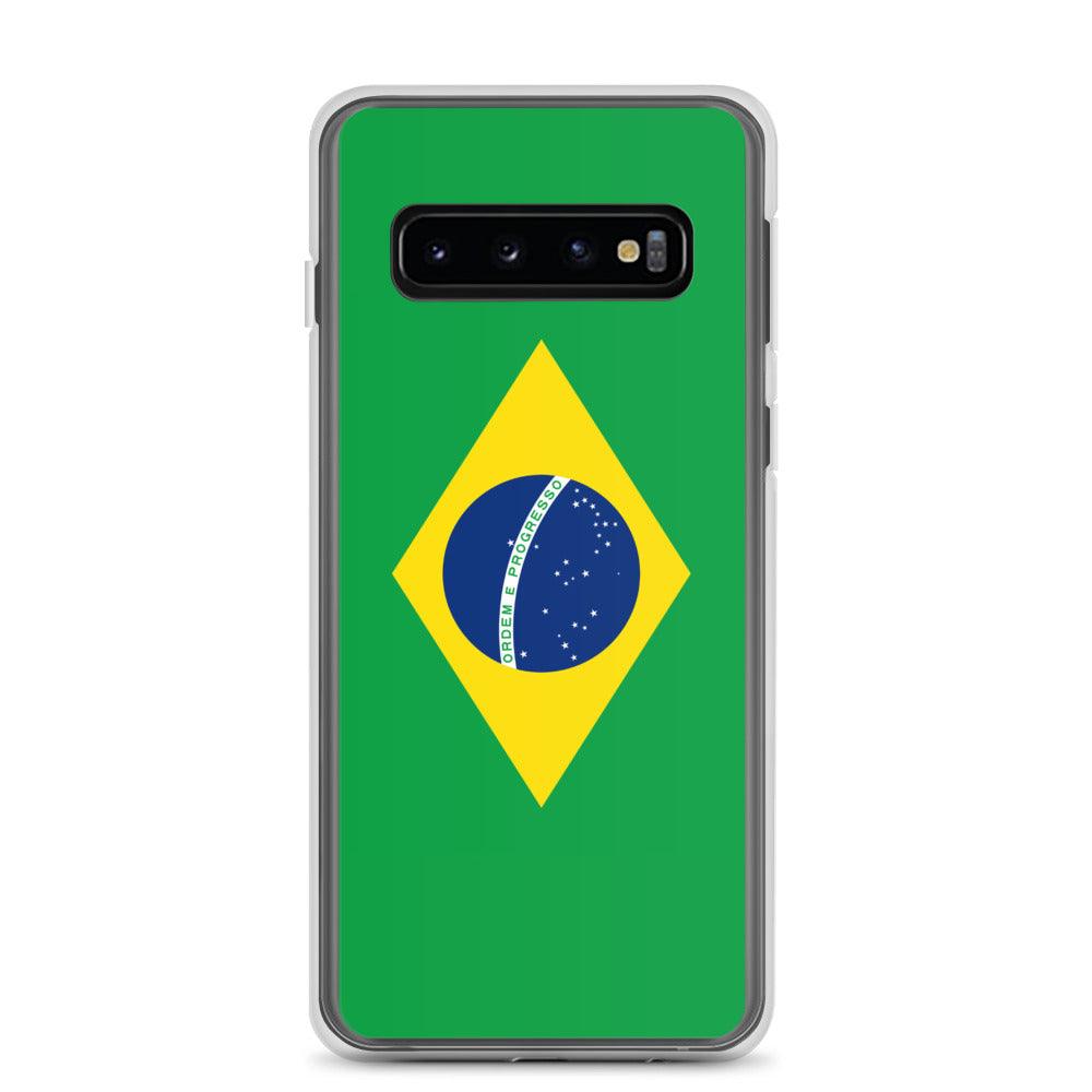 Coque Téléphone Drapeau du Brésil - Pixelforma