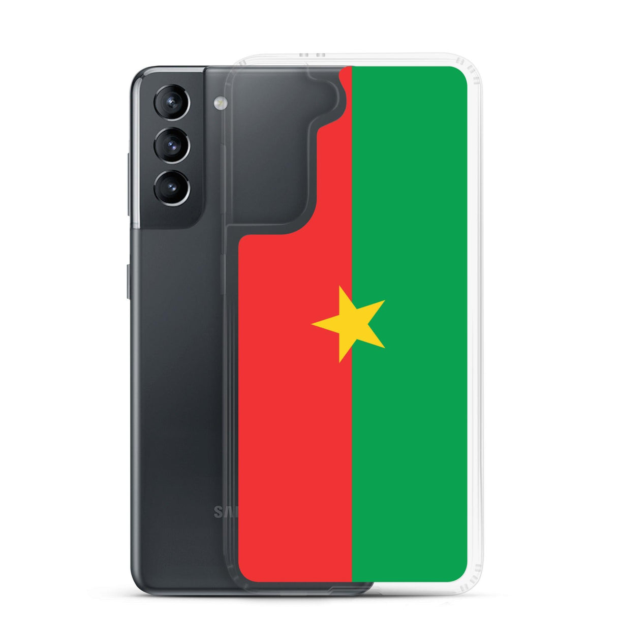 Coque Téléphone Drapeau du Burkina Faso - Pixelforma