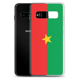 Coque Téléphone Drapeau du Burkina Faso - Pixelforma