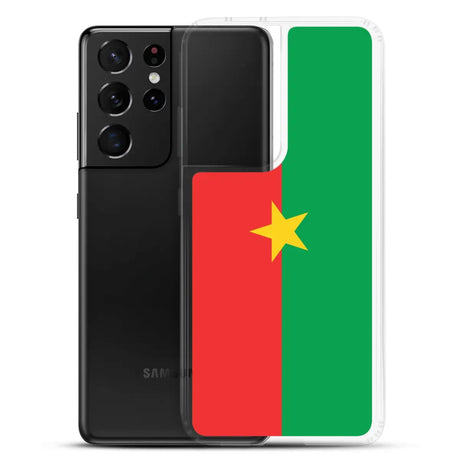 Coque téléphone drapeau du burkina faso - pixelforma