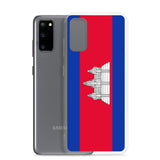 Coque Téléphone Drapeau du Cambodge - Pixelforma