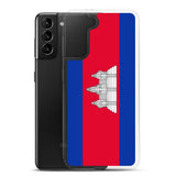 Coque Téléphone Drapeau du Cambodge - Pixelforma