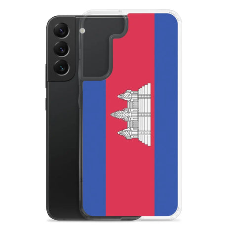 Coque téléphone drapeau du cambodge - pixelforma