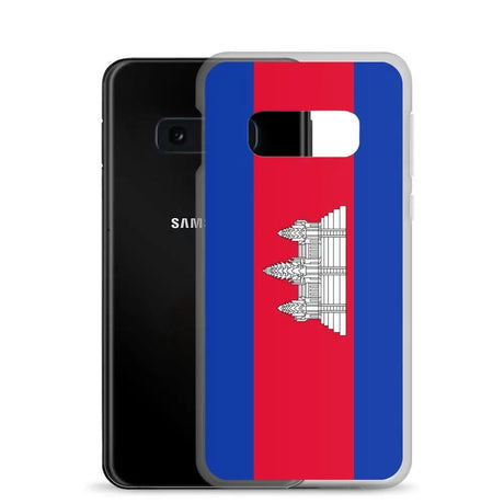 Coque téléphone drapeau du cambodge - pixelforma