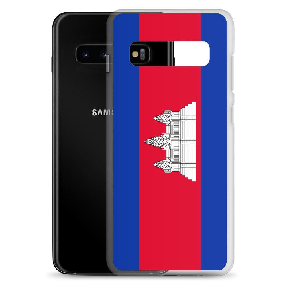 Coque Téléphone Drapeau du Cambodge - Pixelforma