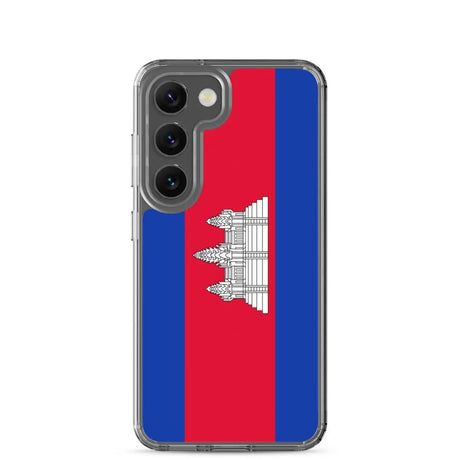 Coque téléphone drapeau du cambodge - pixelforma