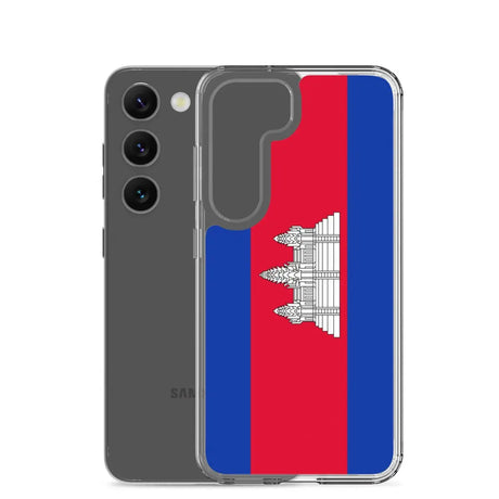 Coque téléphone drapeau du cambodge - pixelforma