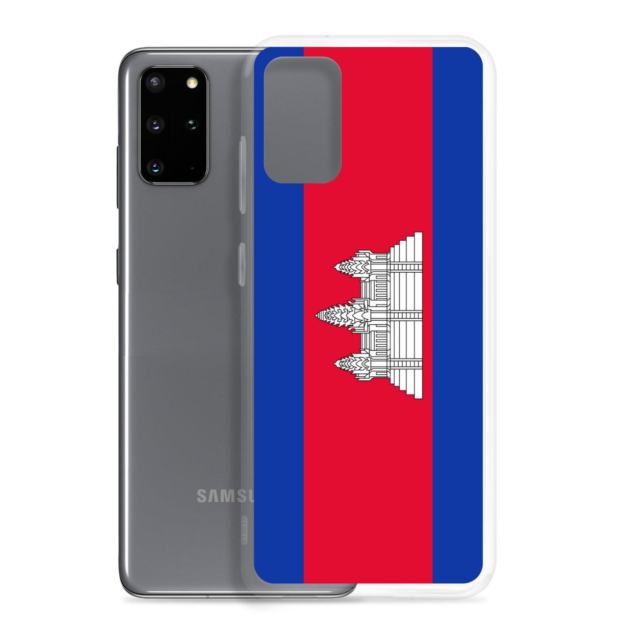 Coque Téléphone Drapeau du Cambodge - Pixelforma