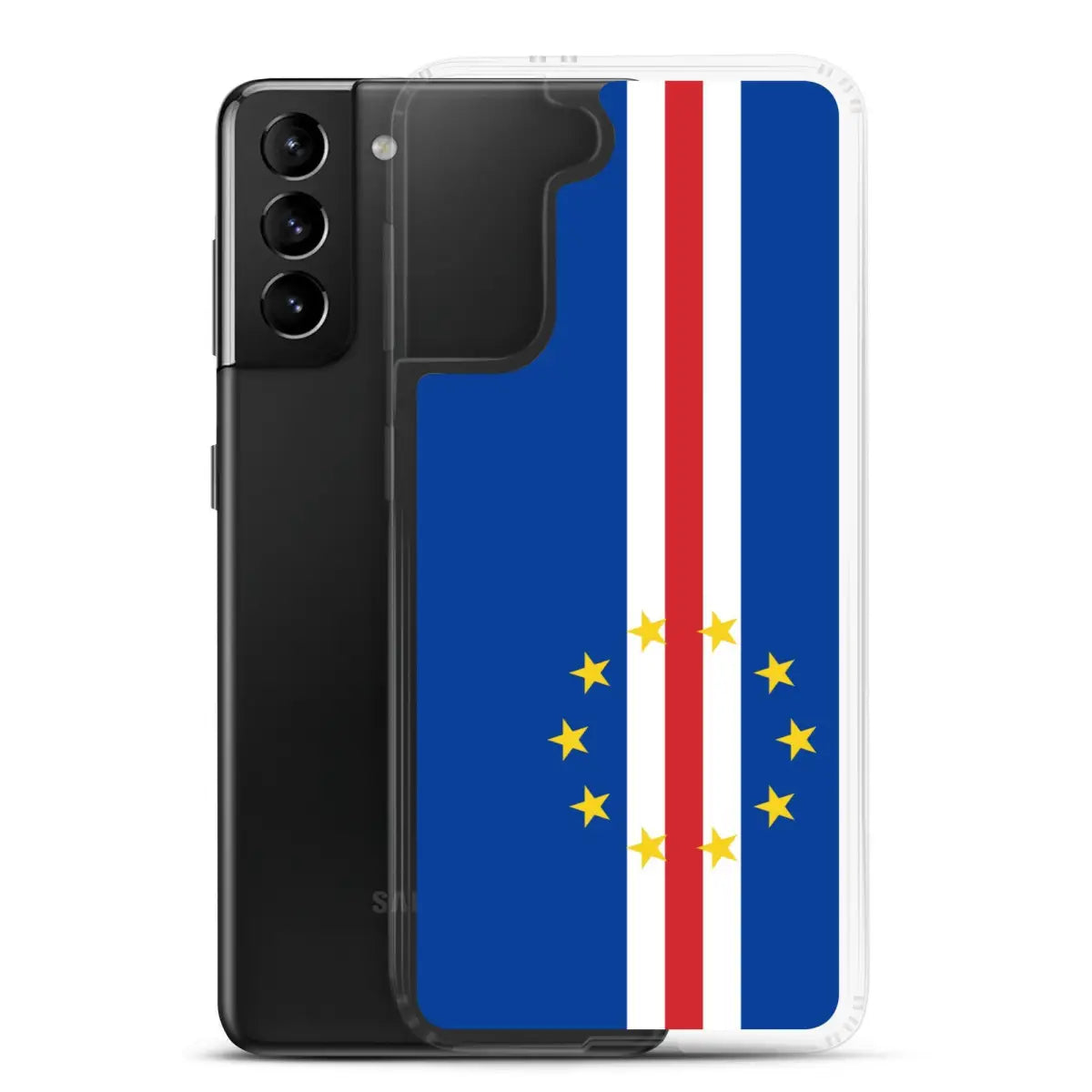 Coque téléphone drapeau du cap-vert - pixelforma