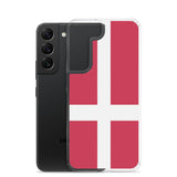 Coque Téléphone Drapeau du Danemark - Pixelforma