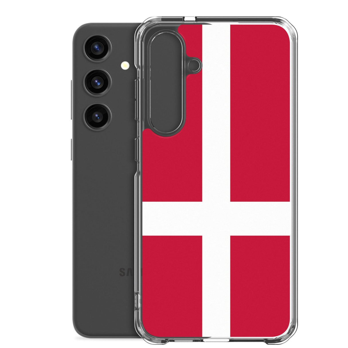 Coque Téléphone Drapeau du Danemark - Pixelforma