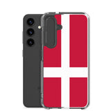 Coque Téléphone Drapeau du Danemark - Pixelforma