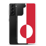 Coque téléphone drapeau du groenland - pixelforma