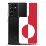Coque téléphone drapeau du groenland - pixelforma