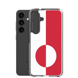 Coque téléphone drapeau du groenland - pixelforma