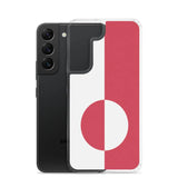 Coque téléphone drapeau du groenland - pixelforma
