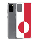 Coque téléphone drapeau du groenland - pixelforma