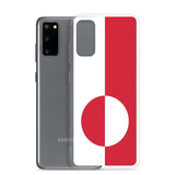 Coque téléphone drapeau du groenland - pixelforma