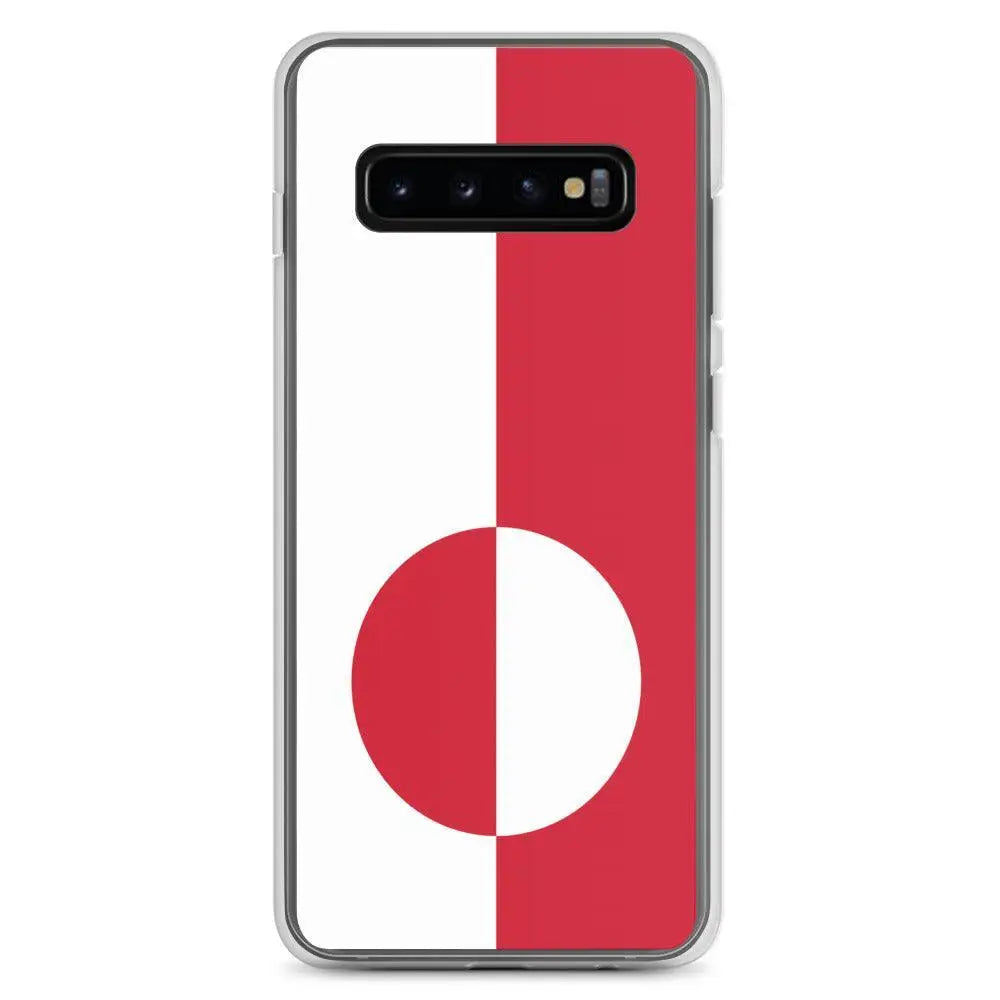 Coque téléphone drapeau du groenland - pixelforma