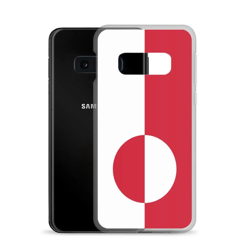 Coque téléphone drapeau du groenland - pixelforma