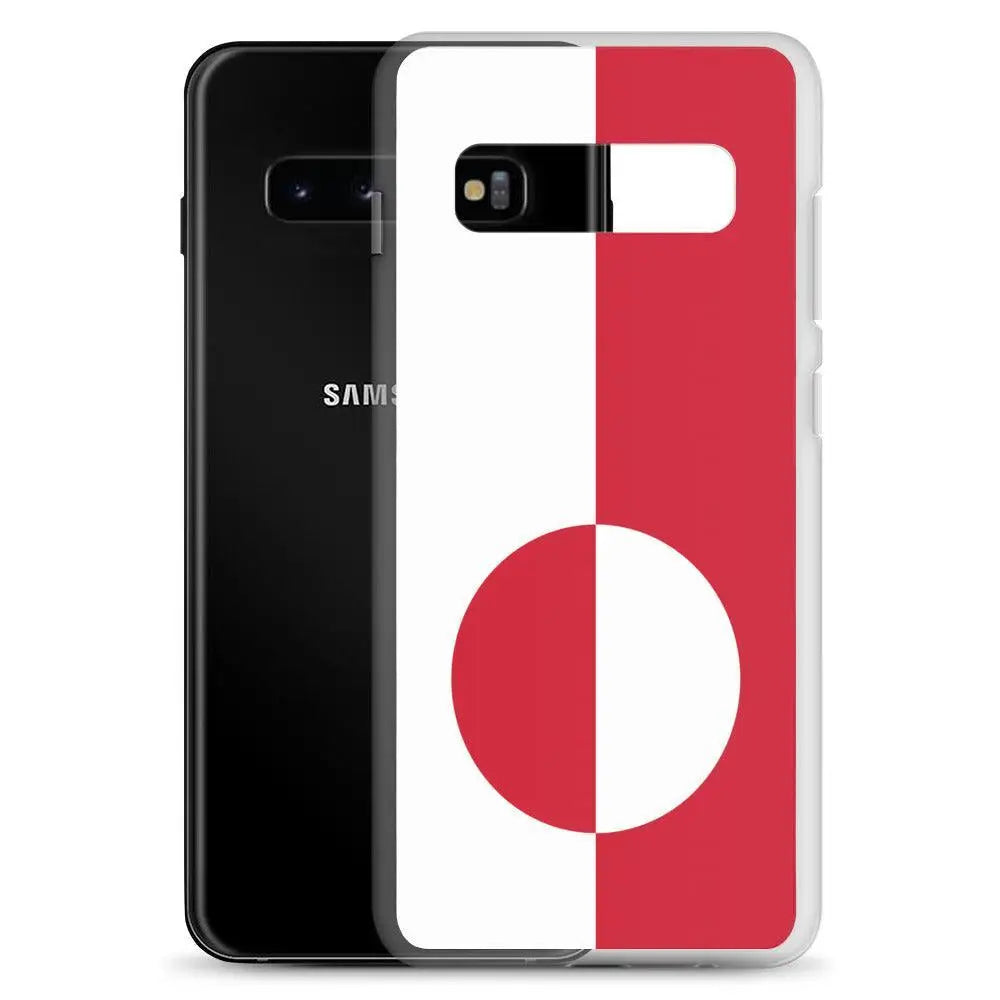 Coque téléphone drapeau du groenland - pixelforma
