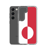 Coque téléphone drapeau du groenland - pixelforma