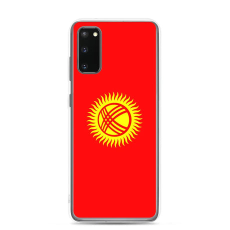 Coque téléphone drapeau du kirghizistan - pixelforma