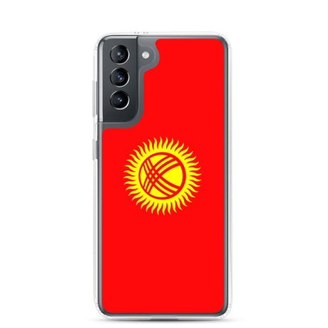 Coque Téléphone Drapeau du Kirghizistan - Pixelforma 