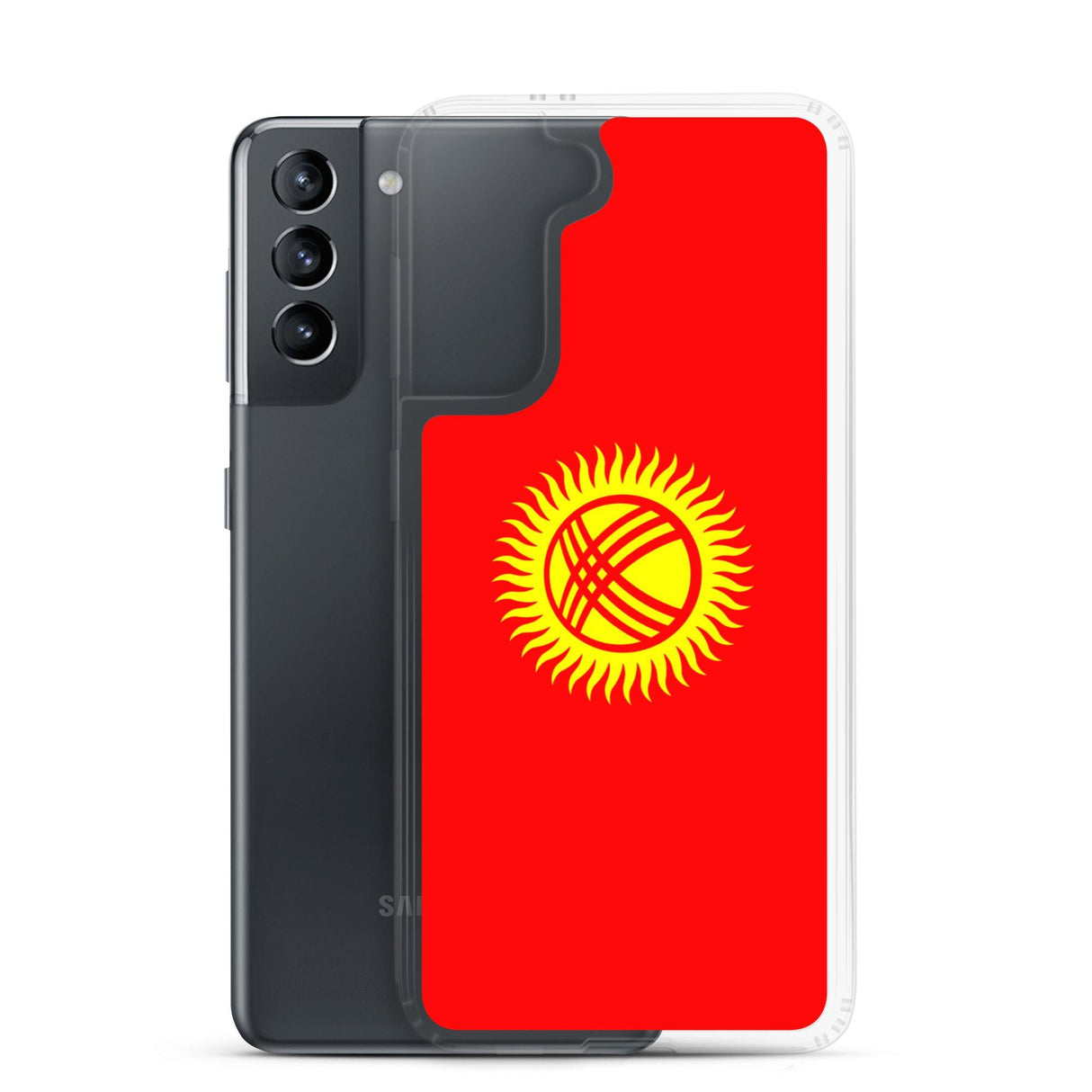 Coque Téléphone Drapeau du Kirghizistan - Pixelforma