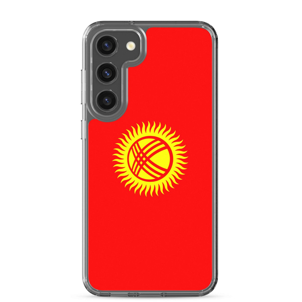 Coque Téléphone Drapeau du Kirghizistan - Pixelforma