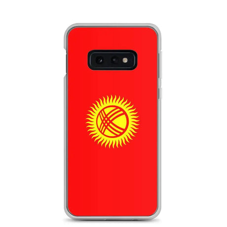 Coque téléphone drapeau du kirghizistan - pixelforma