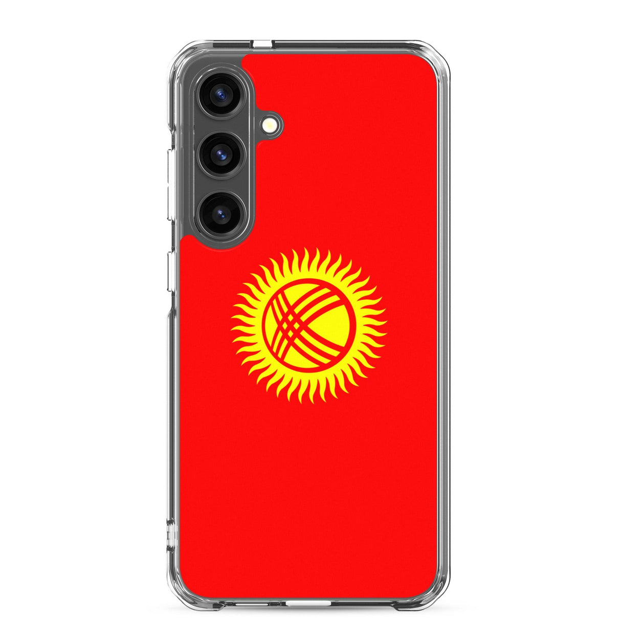 Coque Téléphone Drapeau du Kirghizistan - Pixelforma