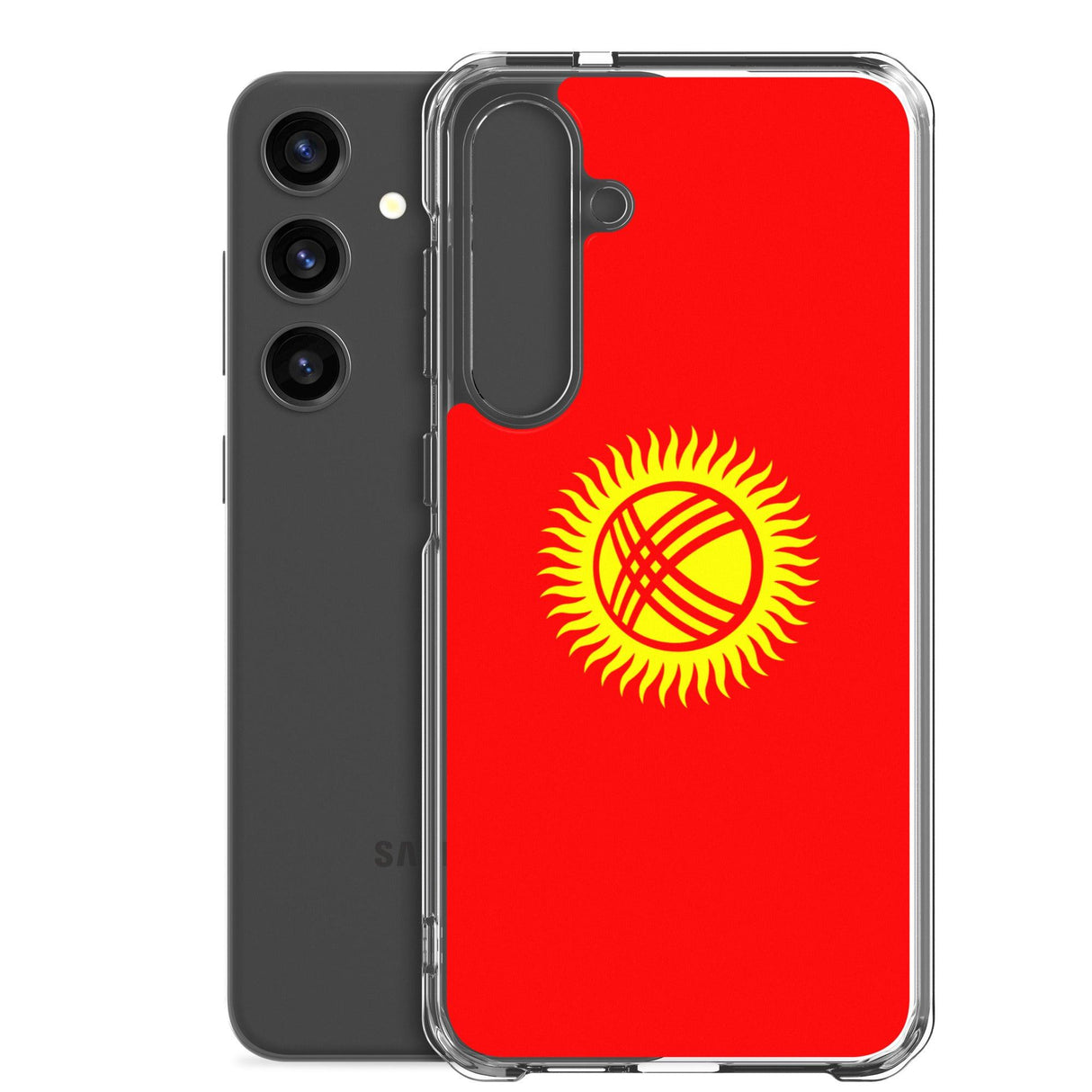 Coque Téléphone Drapeau du Kirghizistan - Pixelforma