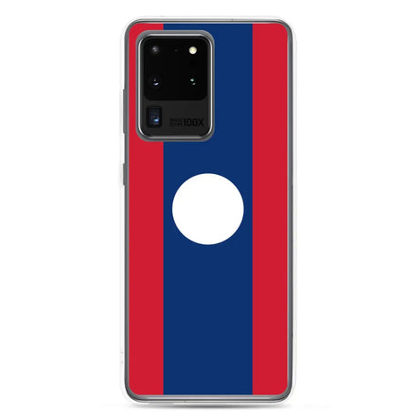 Coque téléphone drapeau du laos - pixelforma