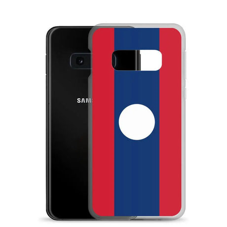 Coque téléphone drapeau du laos - pixelforma