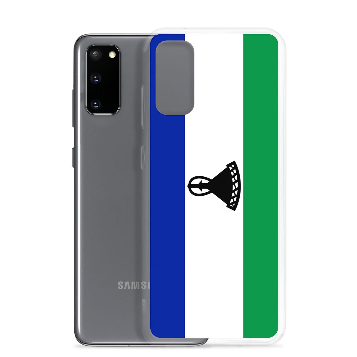 Coque Téléphone Drapeau du Lesotho - Pixelforma