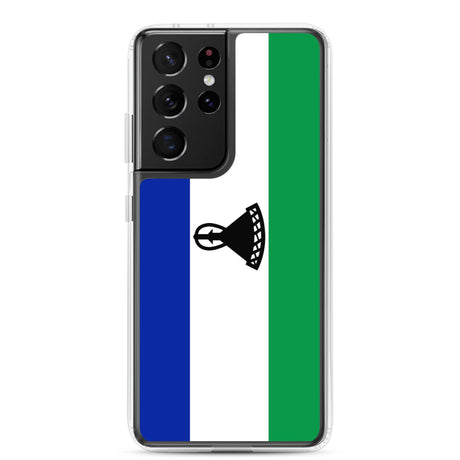 Coque Téléphone Drapeau du Lesotho - Pixelforma