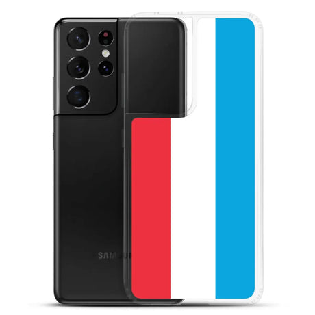 Coque téléphone drapeau du luxembourg - pixelforma