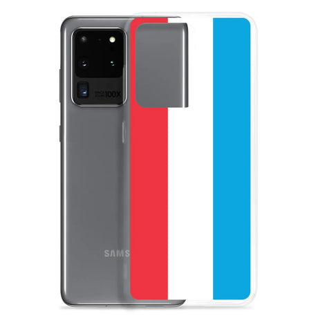 Coque téléphone drapeau du luxembourg - pixelforma