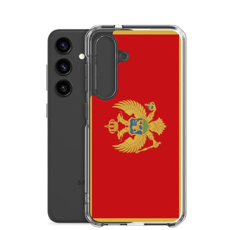 Coque téléphone drapeau du monténégro - pixelforma