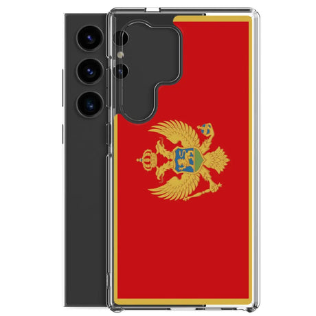 Coque téléphone drapeau du monténégro - pixelforma